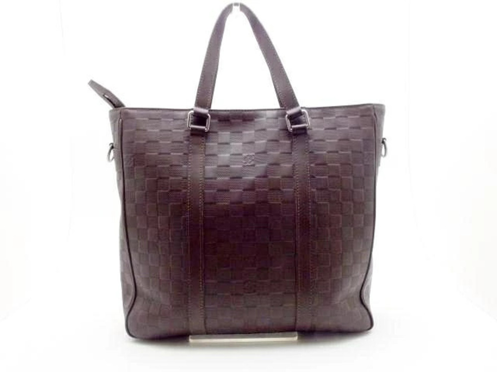 LOUIS VUITTON Tadao Handbag Damier Infini Meteor